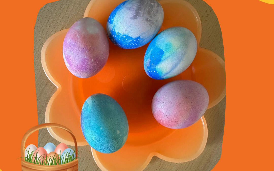 Easter egg dyeing